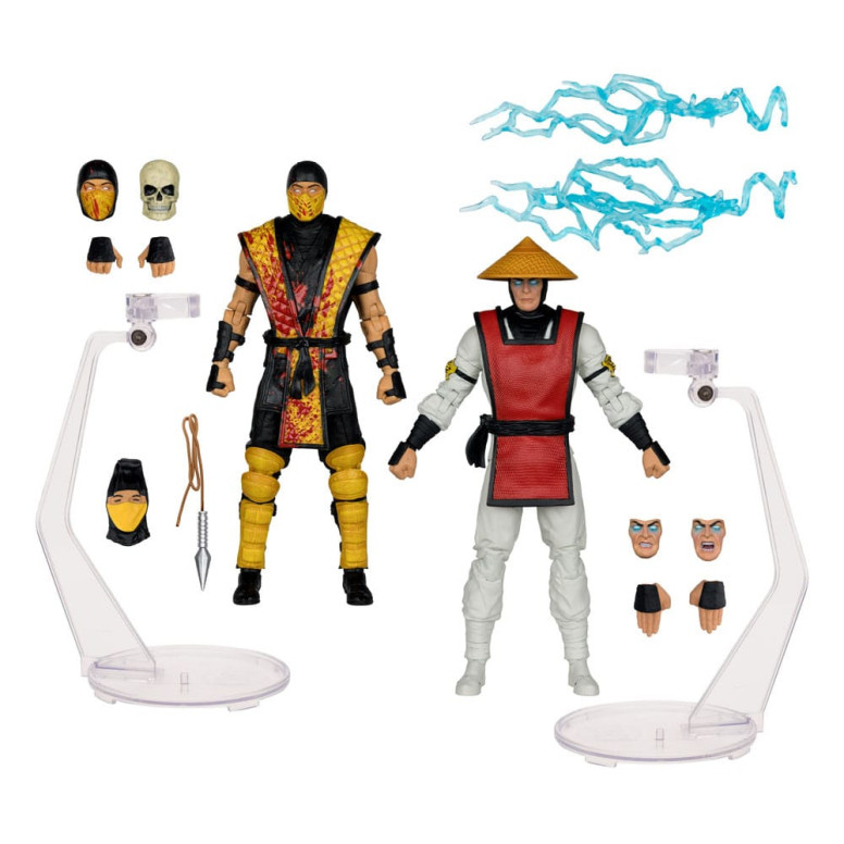 Mc Farlane - Mortal Kombat Klassics - Scorpion vs. Raiden 2-Pack 1/12