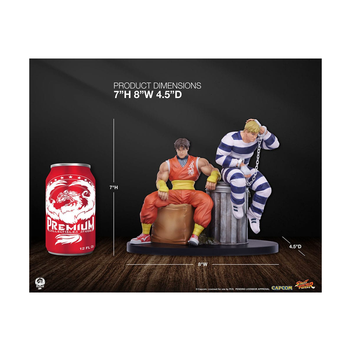 PCS - Street Fighter: Street Jam - Cody & Guy 1:10 Scale Statue Set