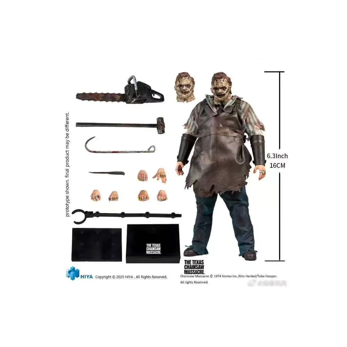 HIYA TOYS - Exquisite Super Series 1/12 - Texas Chainsaw Massacre 2003 - LeatherFace Thomas Hewitt