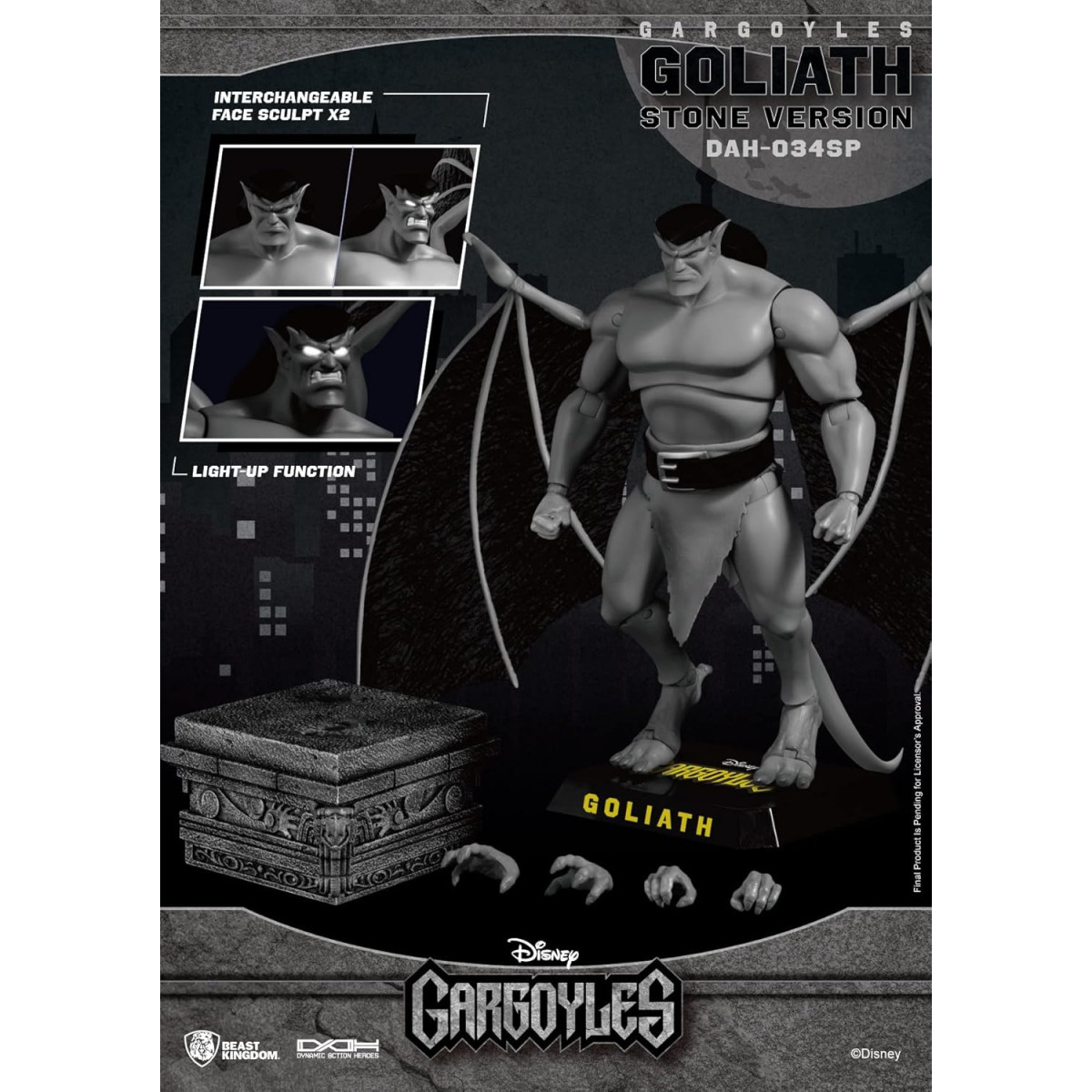 Beast Kingdom - GOLIATH STONE VERSION (SDCC 2023) - Gargoyles Dynamic Action Heroes 1/9