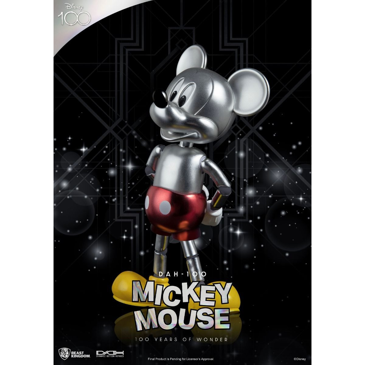 Beast Kingdom Disney 100 Years of Wonder - Mickey Mouse Mouse - Dynamic Action Heroes 1/9 - D100