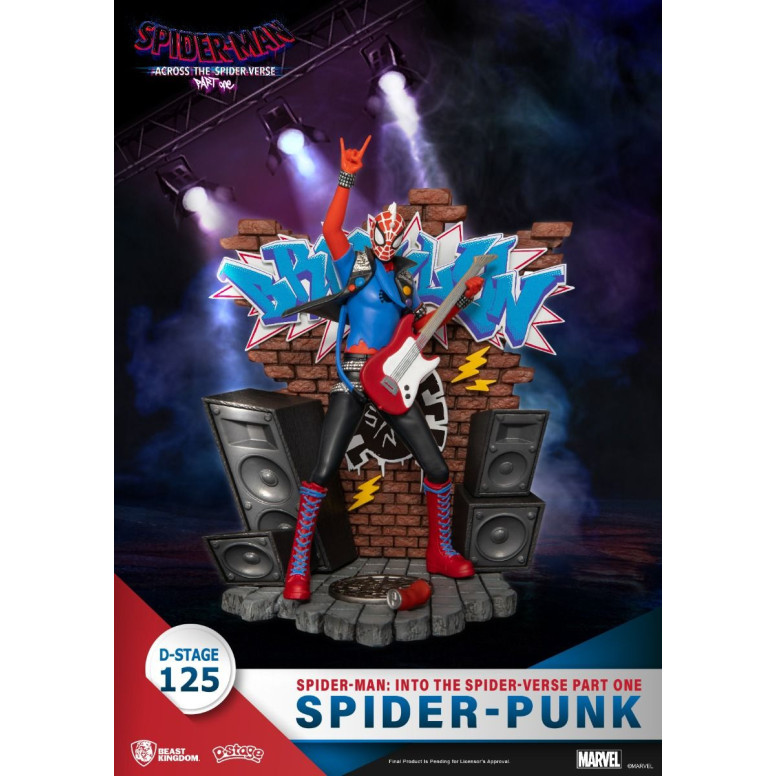 Beast Kingdom Marvel Comics Diorama PVC - Spider-Punk D-Stage Spider-Man: Across the Spider-Verse Part One