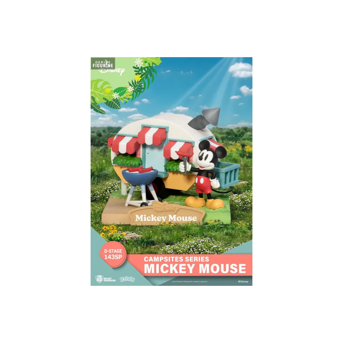 Beast Kingdom Disney - D-Stage PVC Diorama Campsite Series - Mickey Mouse Mouse Special Edition