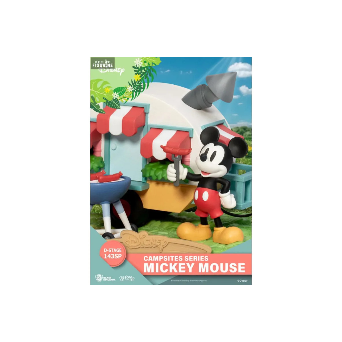 Beast Kingdom Disney - D-Stage PVC Diorama Campsite Series - Mickey Mouse Mouse Special Edition