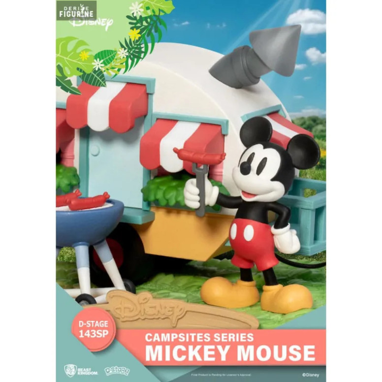 Beast Kingdom Disney - D-Stage PVC Diorama Campsite Series - Mickey Mouse Mouse Special Edition