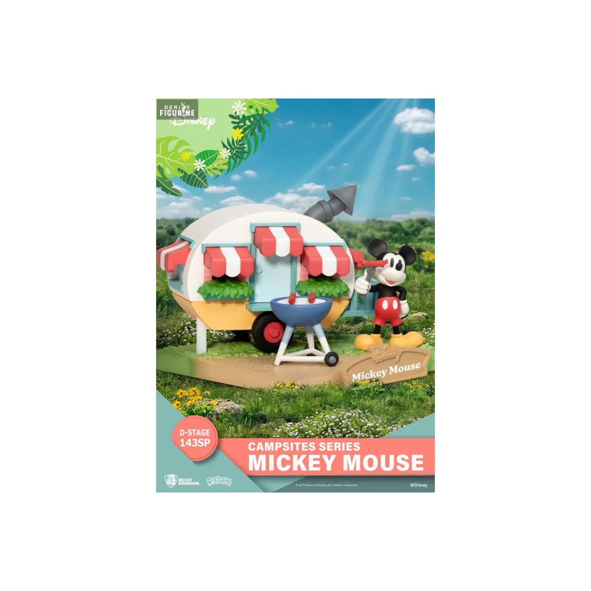 Beast Kingdom Disney - D-Stage PVC Diorama Campsite Series - Mickey Mouse Mouse Special Edition