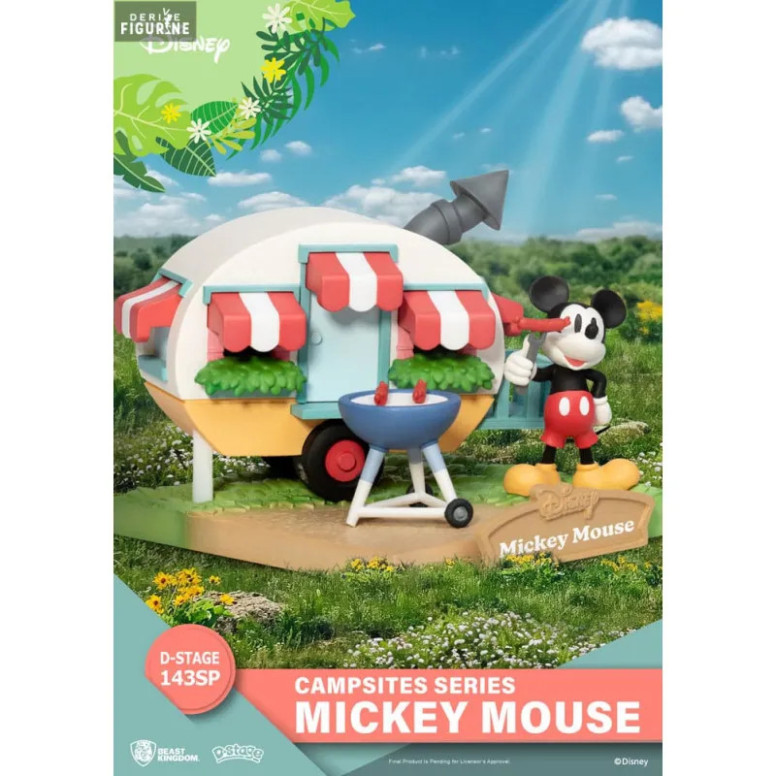 Beast Kingdom Disney - D-Stage PVC Diorama Campsite Series - Mickey Mouse Mouse Special Edition