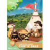Beast Kingdom Disney - D-Stage PVC Diorama Campsite Series - Chip 'n' Dale Special Edition
