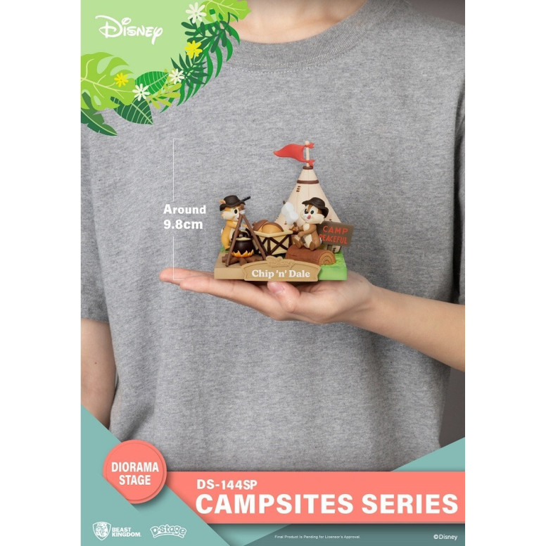 Beast Kingdom Disney - D-Stage PVC Diorama Campsite Series - Chip 'n' Dale Special Edition