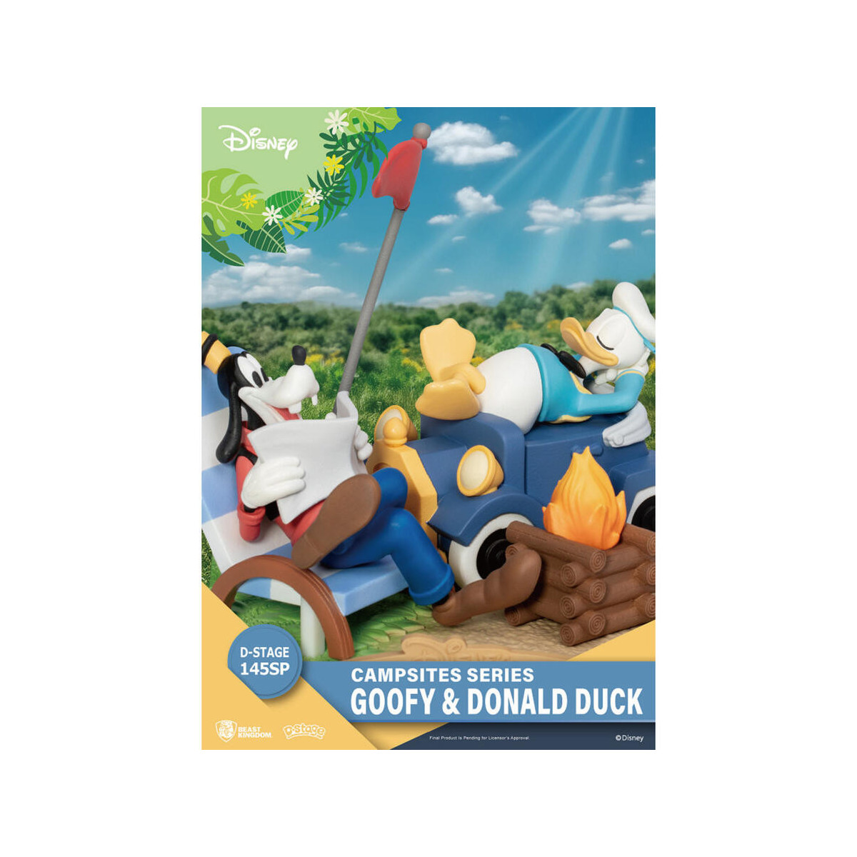 Beast Kingdom Disney - D-Stage PVC Diorama Campsite Series - Goofy & Donald Duck Special Edition