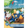 Beast Kingdom Disney - D-Stage PVC Diorama Campsite Series - Goofy & Donald Duck Special Edition
