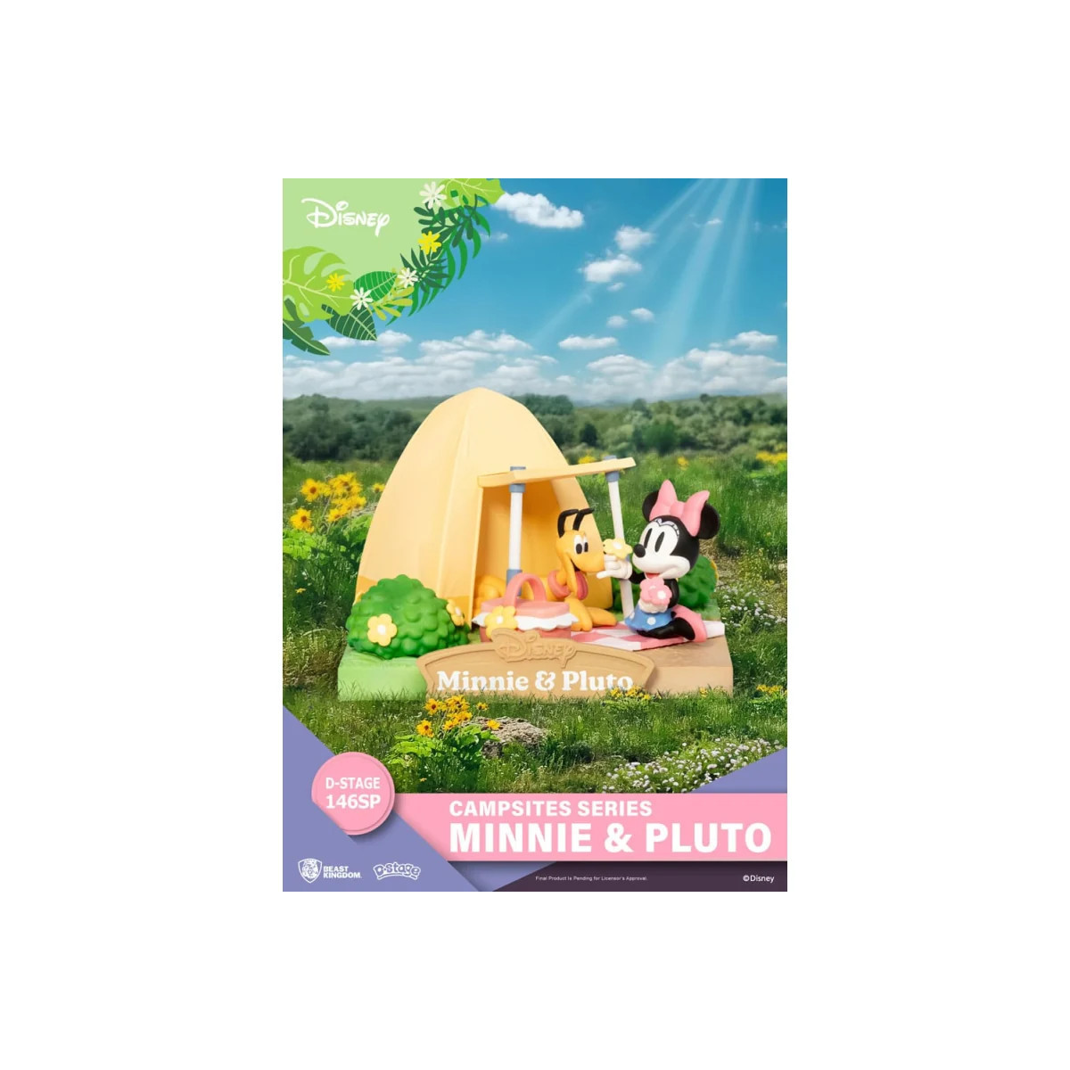 Beast Kingdom Disney - D-Stage PVC Diorama Campsite Series - Minnie & Pluto Special Edition