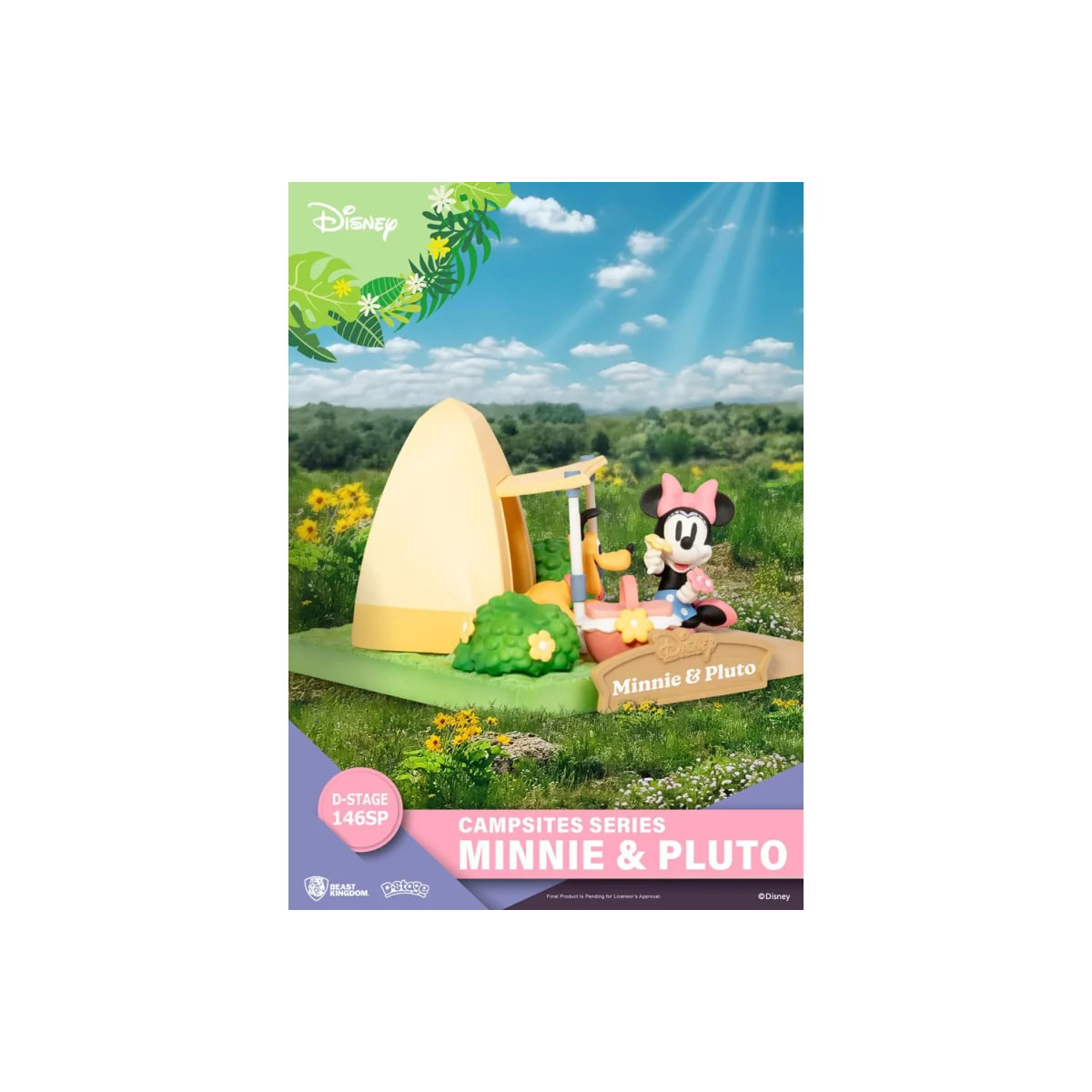 Beast Kingdom Disney - D-Stage PVC Diorama Campsite Series - Minnie & Pluto Special Edition