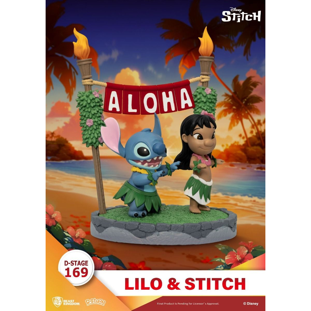 Beast Kingdom Disney Lilo & Stitch - Aloha Stitch - D-Stage
