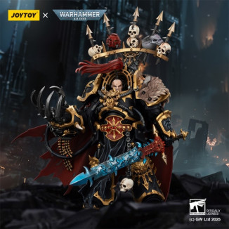 JoyToy Chaos Space Marines - Black Legion - Abaddon the Despoiler with Drach'nyen and the Talon of Horus - 1/18 - Warhammer 40K