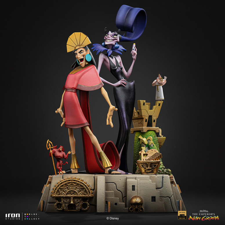Iron Studios Disney - Kuzko & Yzma Deluxe Art Scale 1/10 - The Emperor's New Groove