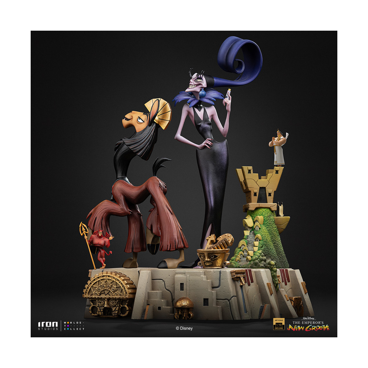 Iron Studios Disney - Kuzko & Yzma Deluxe Art Scale 1/10 - The Emperor's New Groove