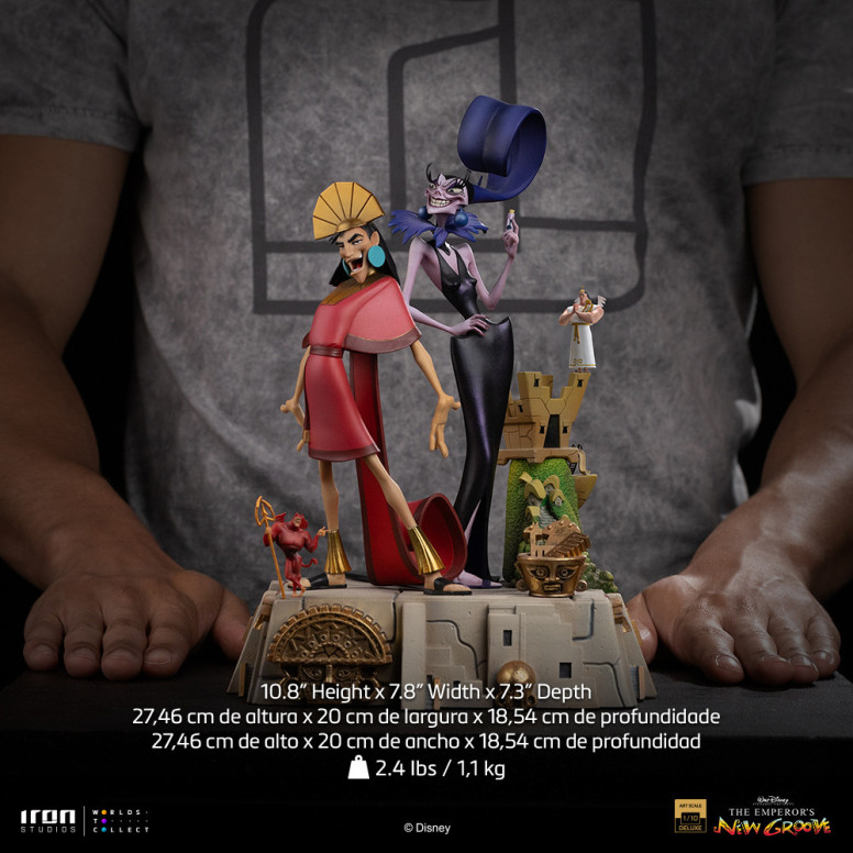 Iron Studios Disney - Kuzko & Yzma Deluxe Art Scale 1/10 - The Emperor's New Groove