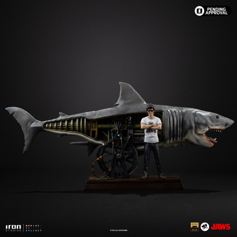 Iron Studios - JAWS - Steven Spielberg (Jaws 50th Anniversary) Deluxe Art Scale1/10 - Jaws