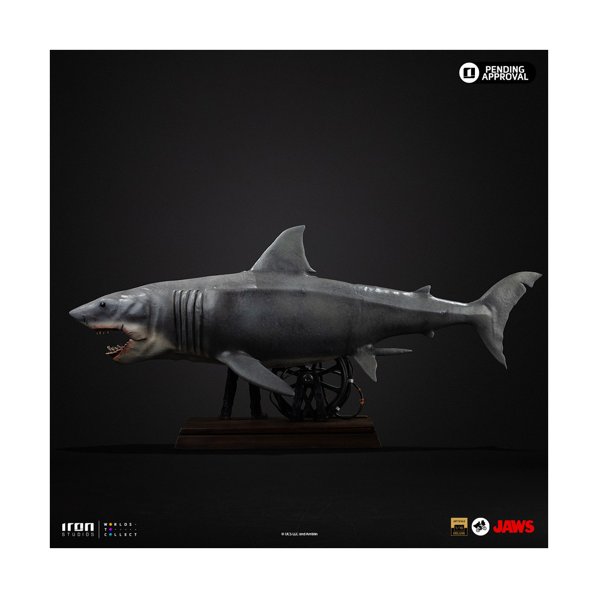 Iron Studios - JAWS - Steven Spielberg (Jaws 50th Anniversary) Deluxe Art Scale1/10 - Jaws