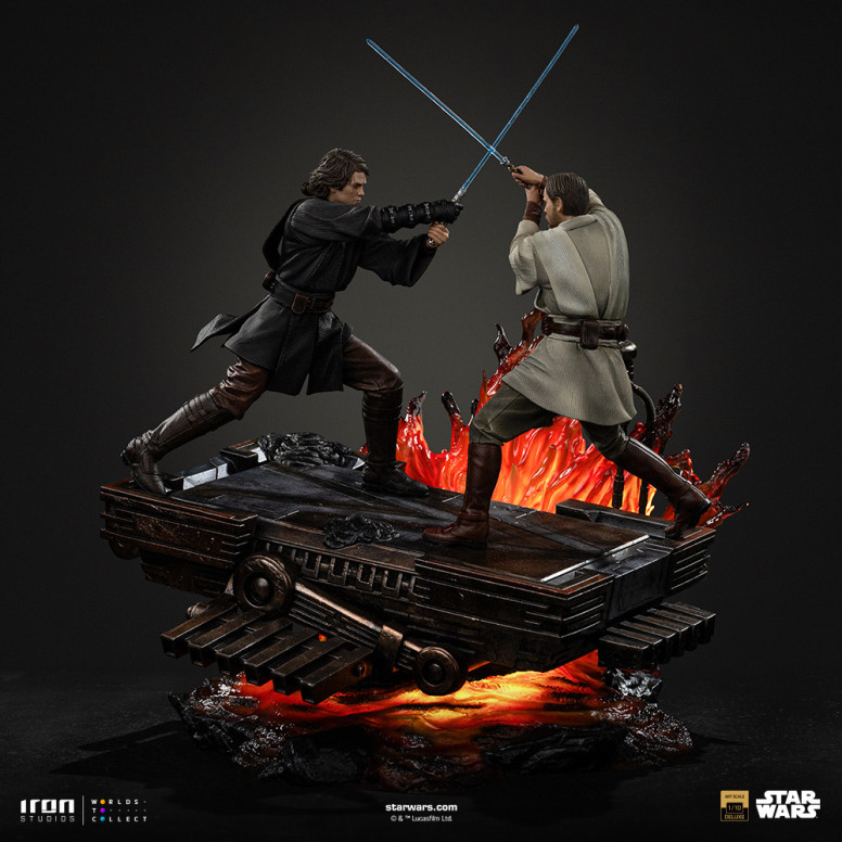 Iron Studios Star Wars - Anakin vs Obi-wan Deluxe Art Scale 1/10 - Episode 3