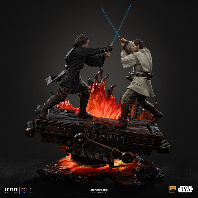 Iron Studios Star Wars - Anakin vs Obi-wan Deluxe Art Scale 1/10 - Episode 3
