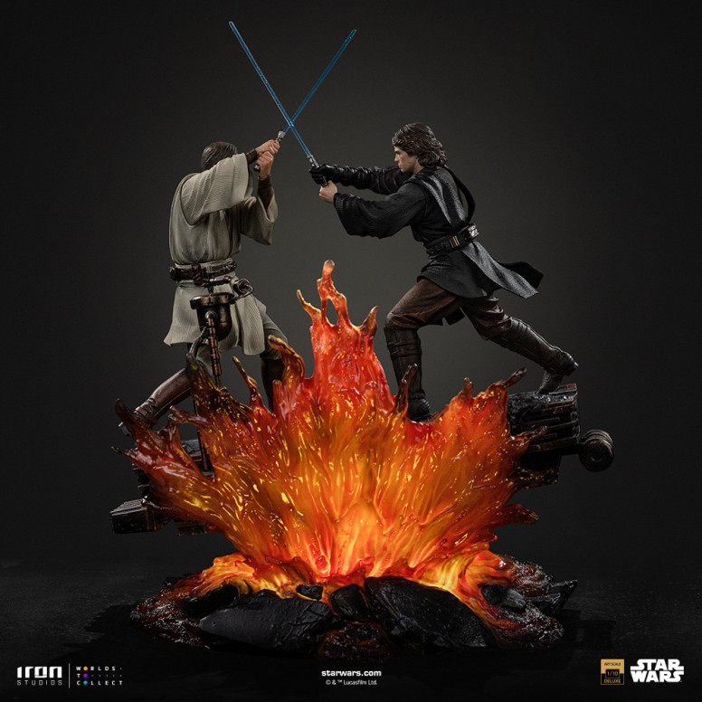 Iron Studios Star Wars - Anakin vs Obi-wan Deluxe Art Scale 1/10 - Episode 3