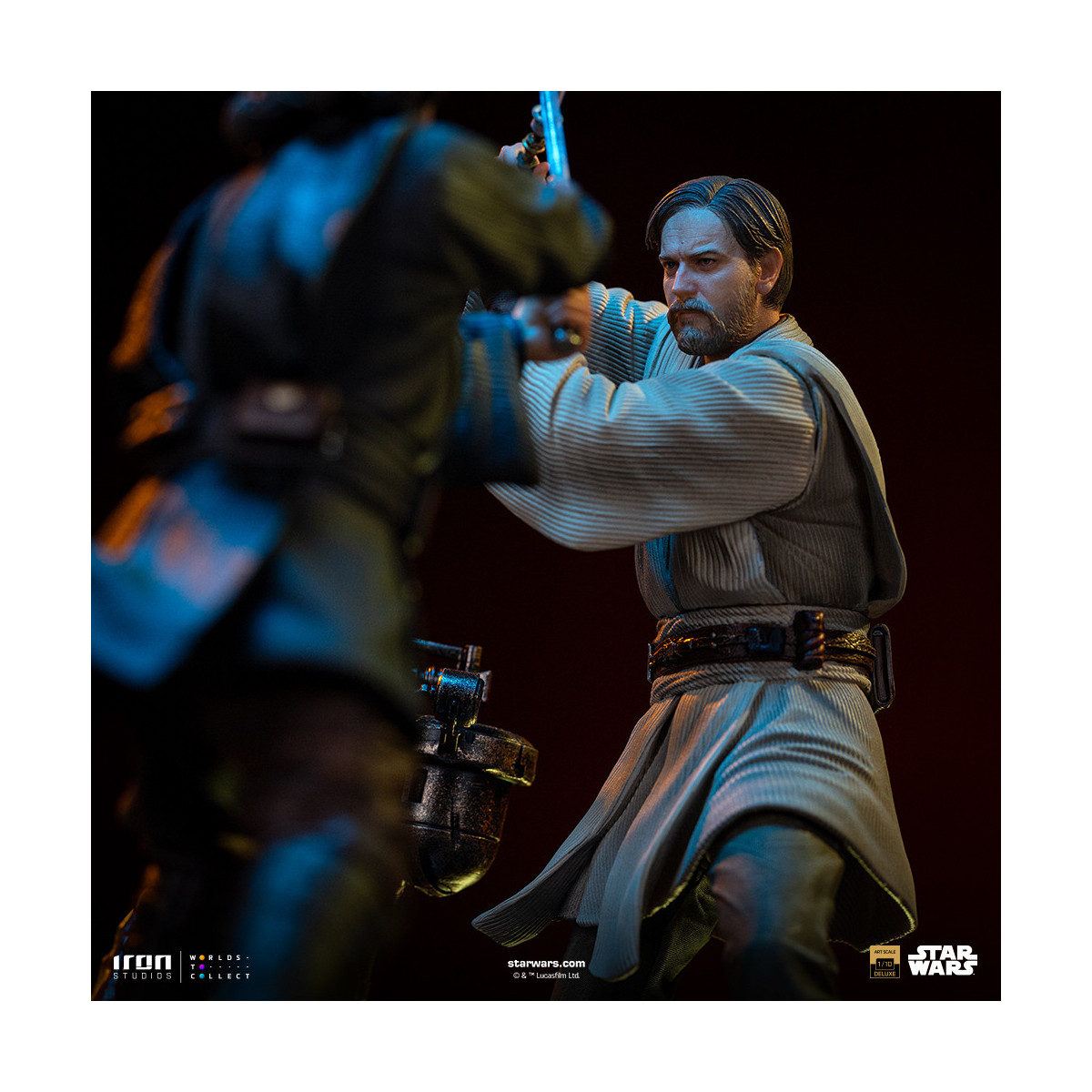 Iron Studios Star Wars - Anakin vs Obi-wan Deluxe Art Scale 1/10 - Episode 3