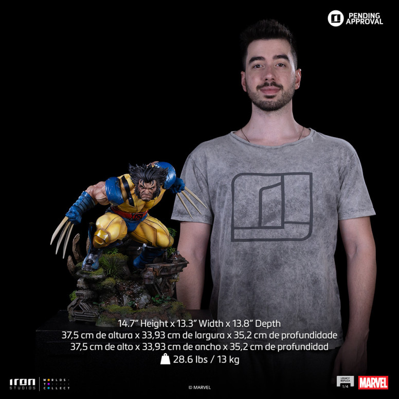 Iron Studios - Marvel Comics Wolverine Legacy Replica 1/4