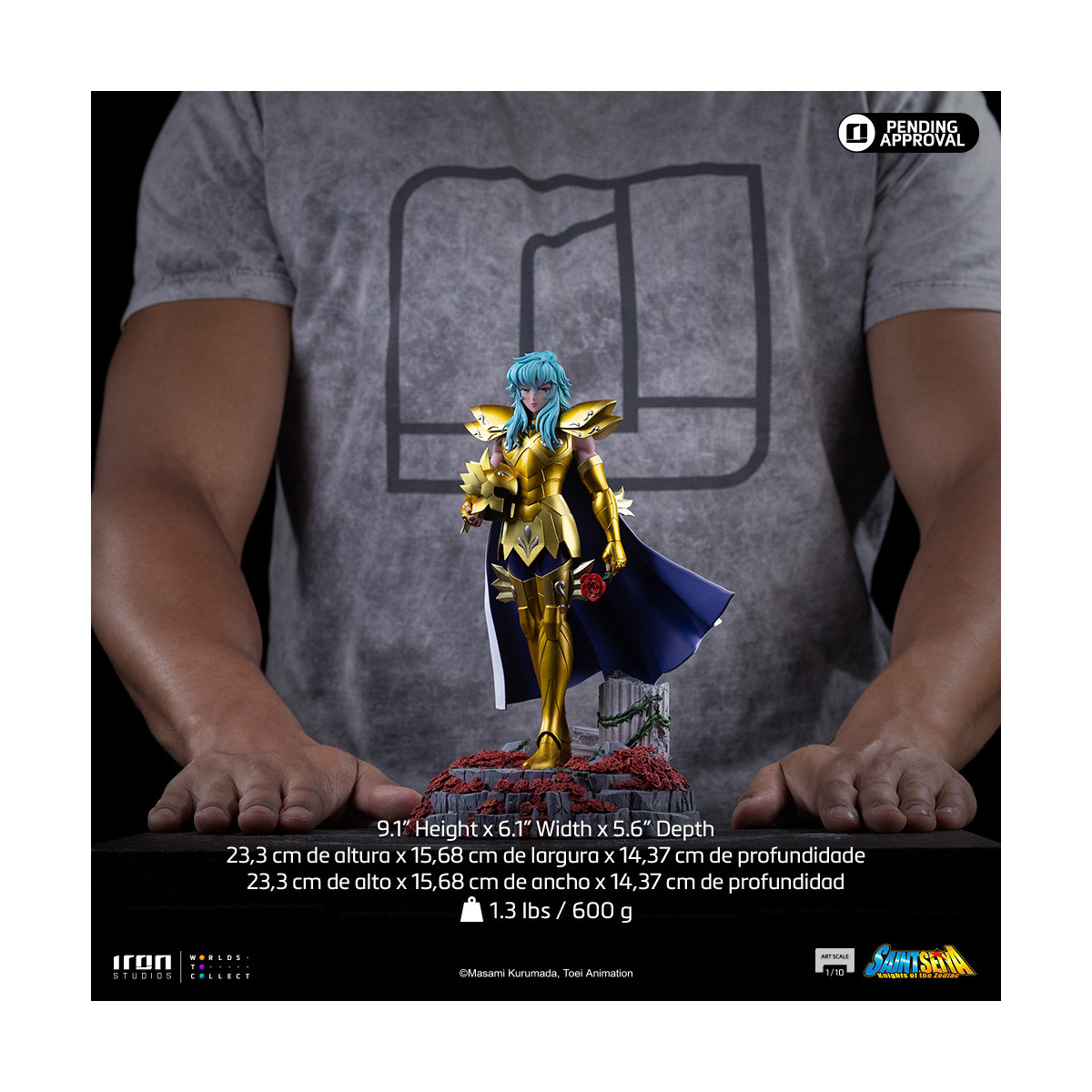 Iron Studios - Saint Seiya - Pisces Aphrodite Art Scale 1/10 - Knights of the Zodiac