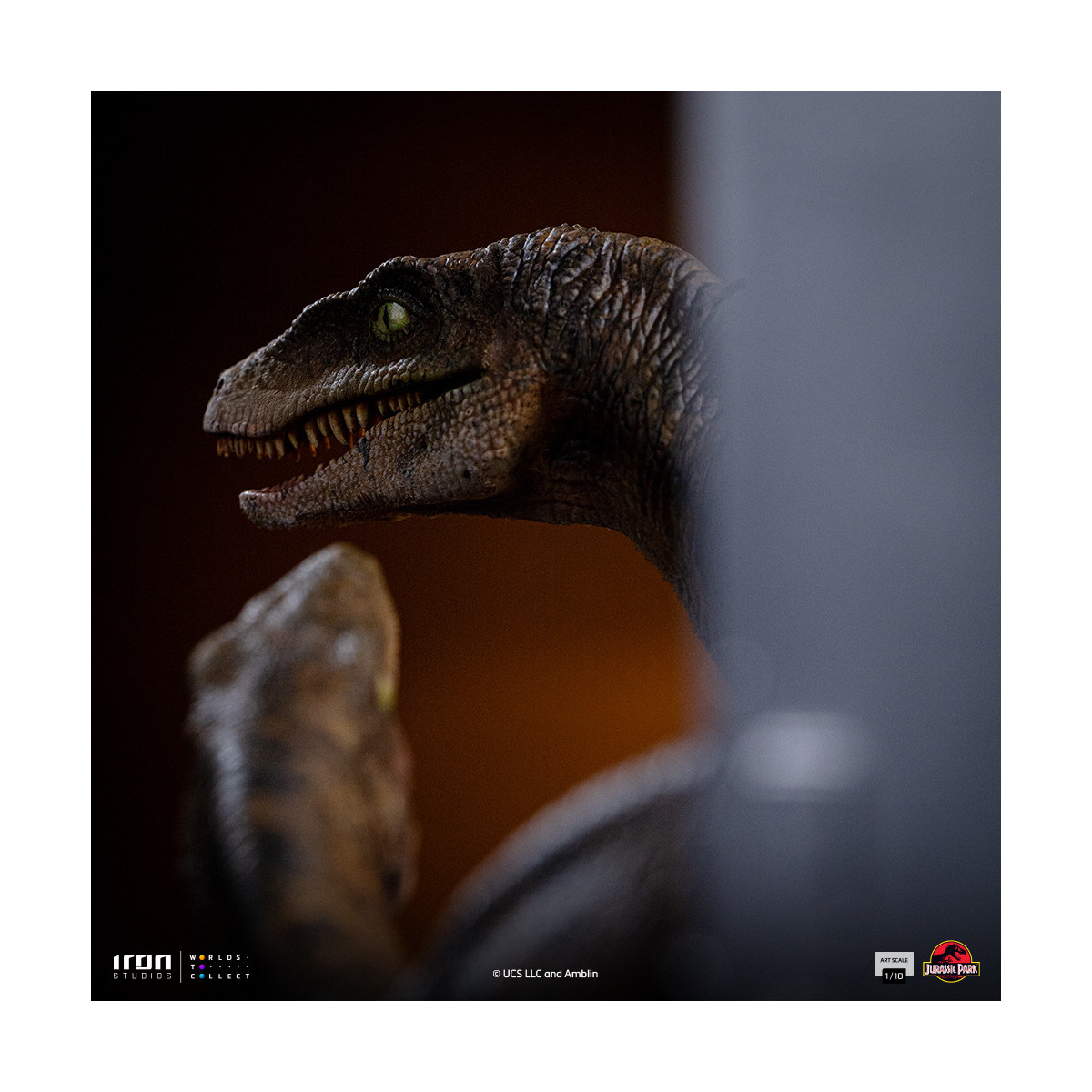 Iron Studios - Raptors at the kitchen's door - Jurassic Park 1/10 Bds Art Scale