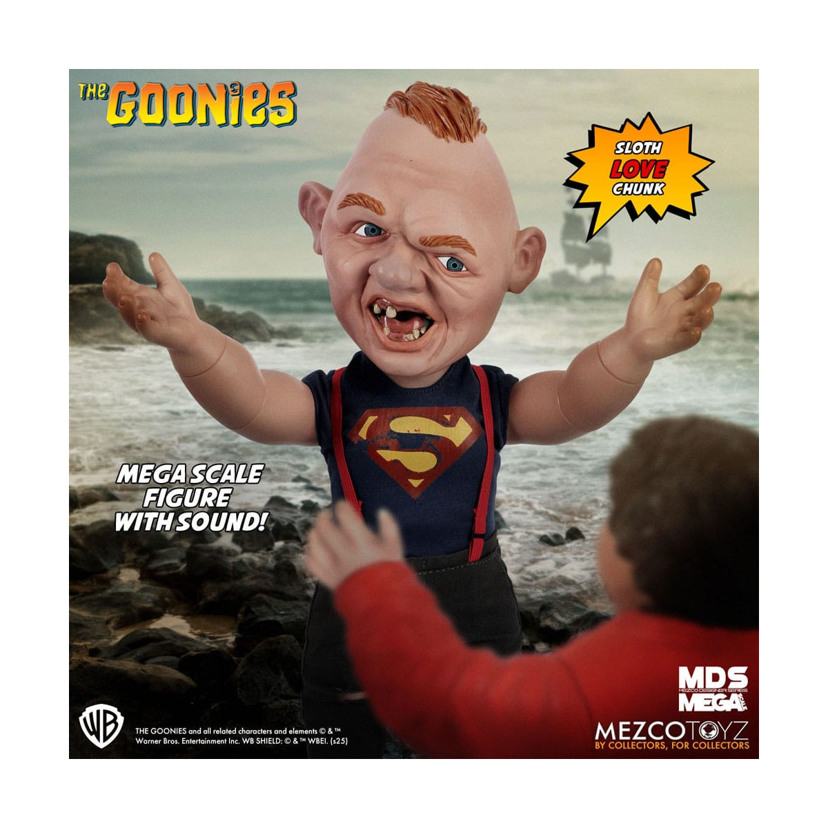Mezco MDS Mega Scale -Talking Sloth with Sound - Les Goonies Sinok