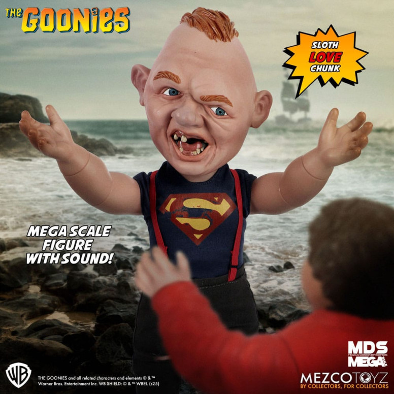 Mezco MDS Mega Scale -Talking Sloth with Sound - Les Goonies Sinok