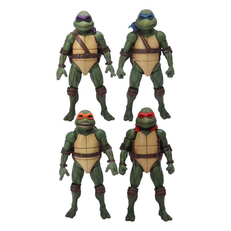 Mezco One 12 - Teenage Mutant Ninja Turtles (1990 Movie) Set of 4 figures - TMNT - Teenage Mutant Ninja Turtles