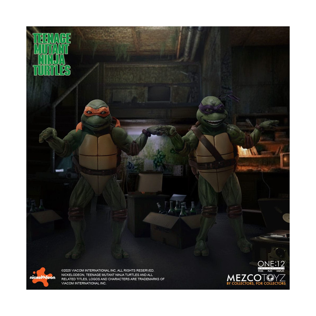 Mezco One 12 - Teenage Mutant Ninja Turtles (1990 Movie) Set of 4 figures - TMNT - Teenage Mutant Ninja Turtles