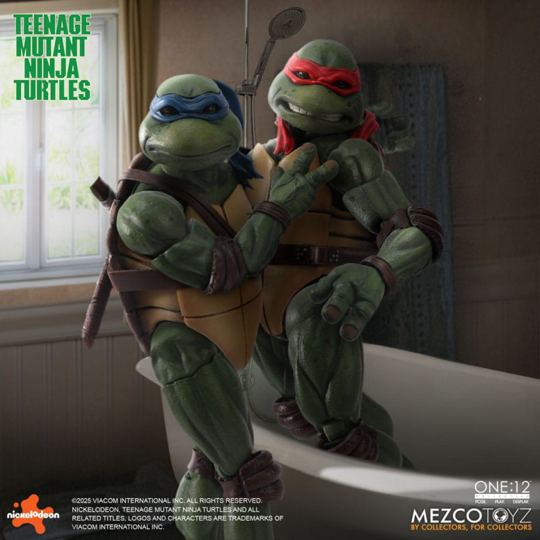 Mezco One 12 - Teenage Mutant Ninja Turtles (1990 Movie) Set of 4 figures - TMNT - Teenage Mutant Ninja Turtles