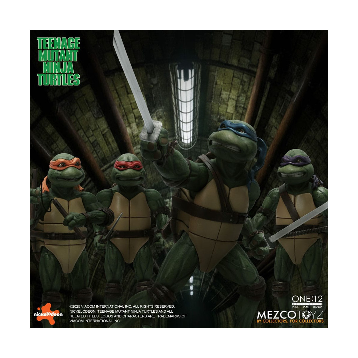 Mezco One 12 - Teenage Mutant Ninja Turtles (1990 Movie) Set of 4 figures - TMNT - Teenage Mutant Ninja Turtles