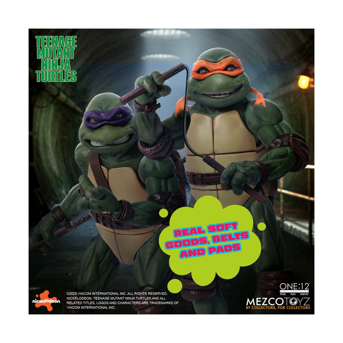 Mezco One 12 - Teenage Mutant Ninja Turtles (1990 Movie) Set of 4 figures - TMNT - Teenage Mutant Ninja Turtles