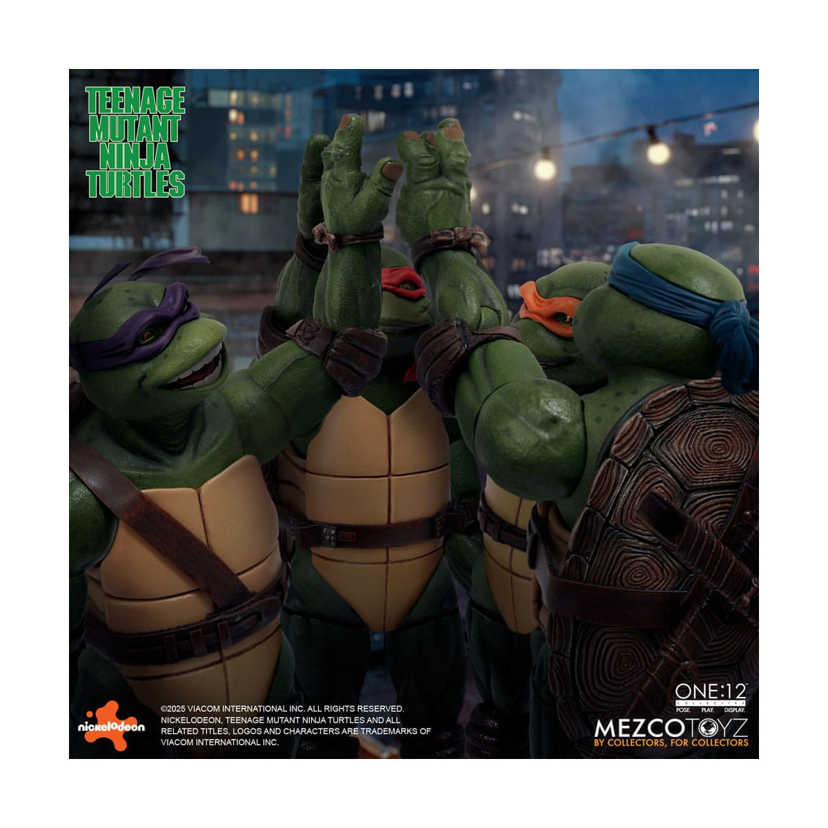 Mezco One 12 - Teenage Mutant Ninja Turtles (1990 Movie) Set of 4 figures - TMNT - Teenage Mutant Ninja Turtles