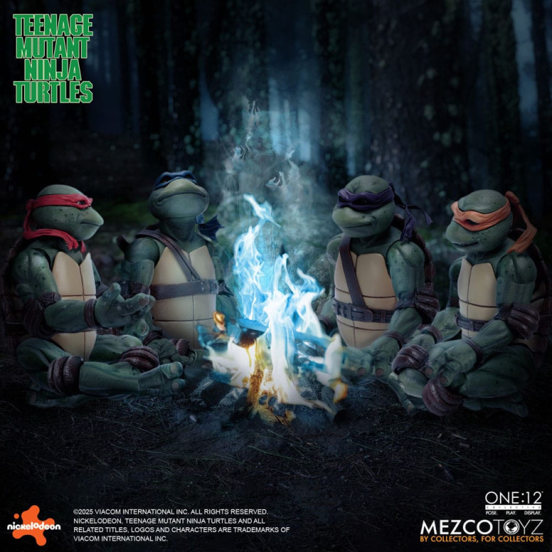 Mezco One 12 - Teenage Mutant Ninja Turtles (1990 Movie) Set of 4 figures - TMNT - Teenage Mutant Ninja Turtles