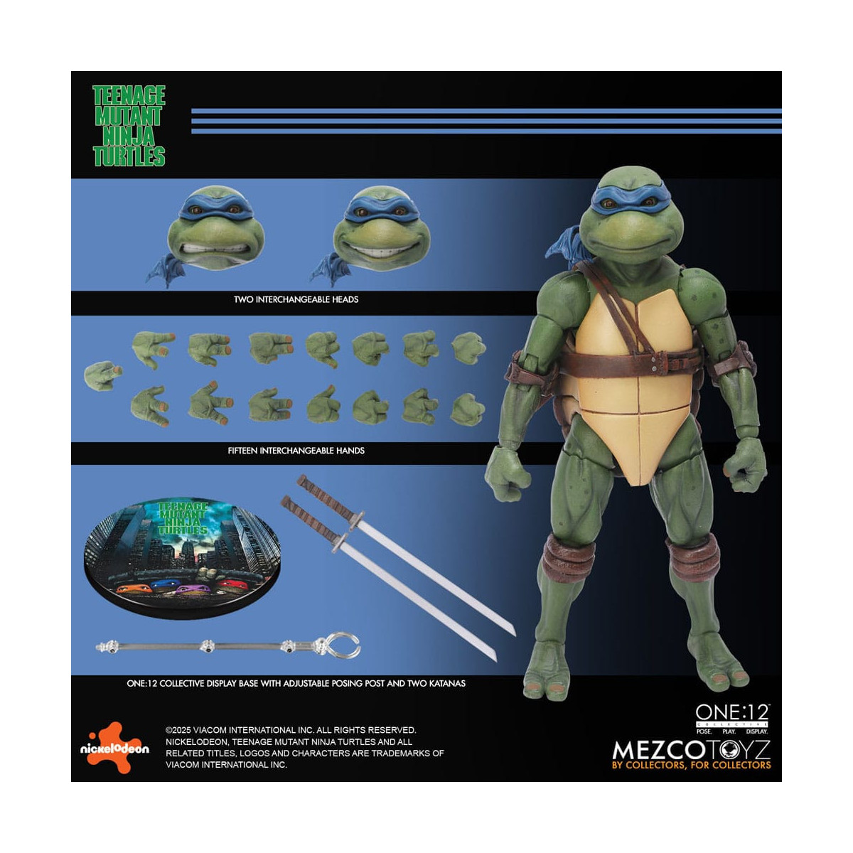 Mezco One 12 - Teenage Mutant Ninja Turtles (1990 Movie) Set of 4 figures - TMNT - Teenage Mutant Ninja Turtles