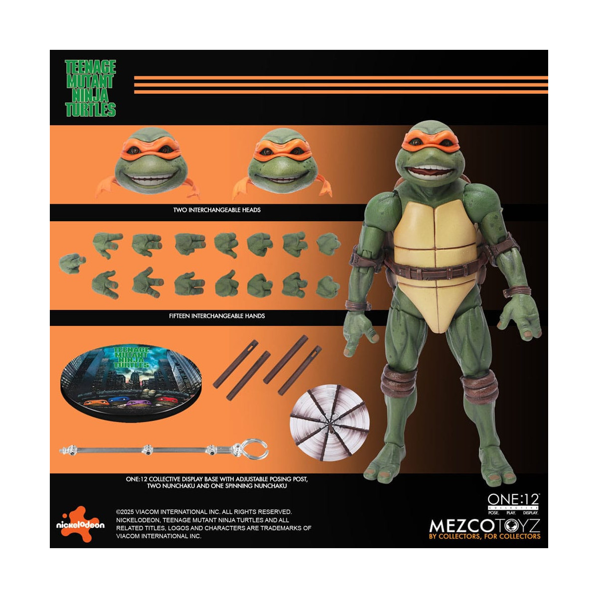 Mezco One 12 - Teenage Mutant Ninja Turtles (1990 Movie) Set of 4 figures - TMNT - Teenage Mutant Ninja Turtles