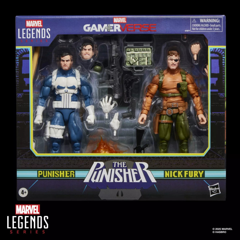 Hasbro Marvel Legends Series Gamerverse - The Punisher & Nick Fury