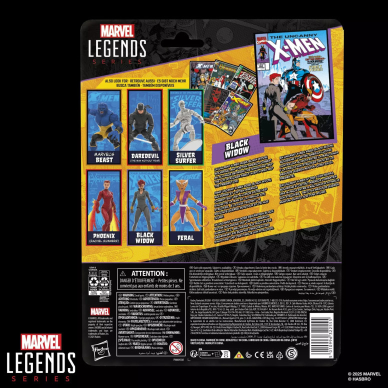 Marvel Legends - Black Widow (grey uniform) - Mini Comics Wave 2