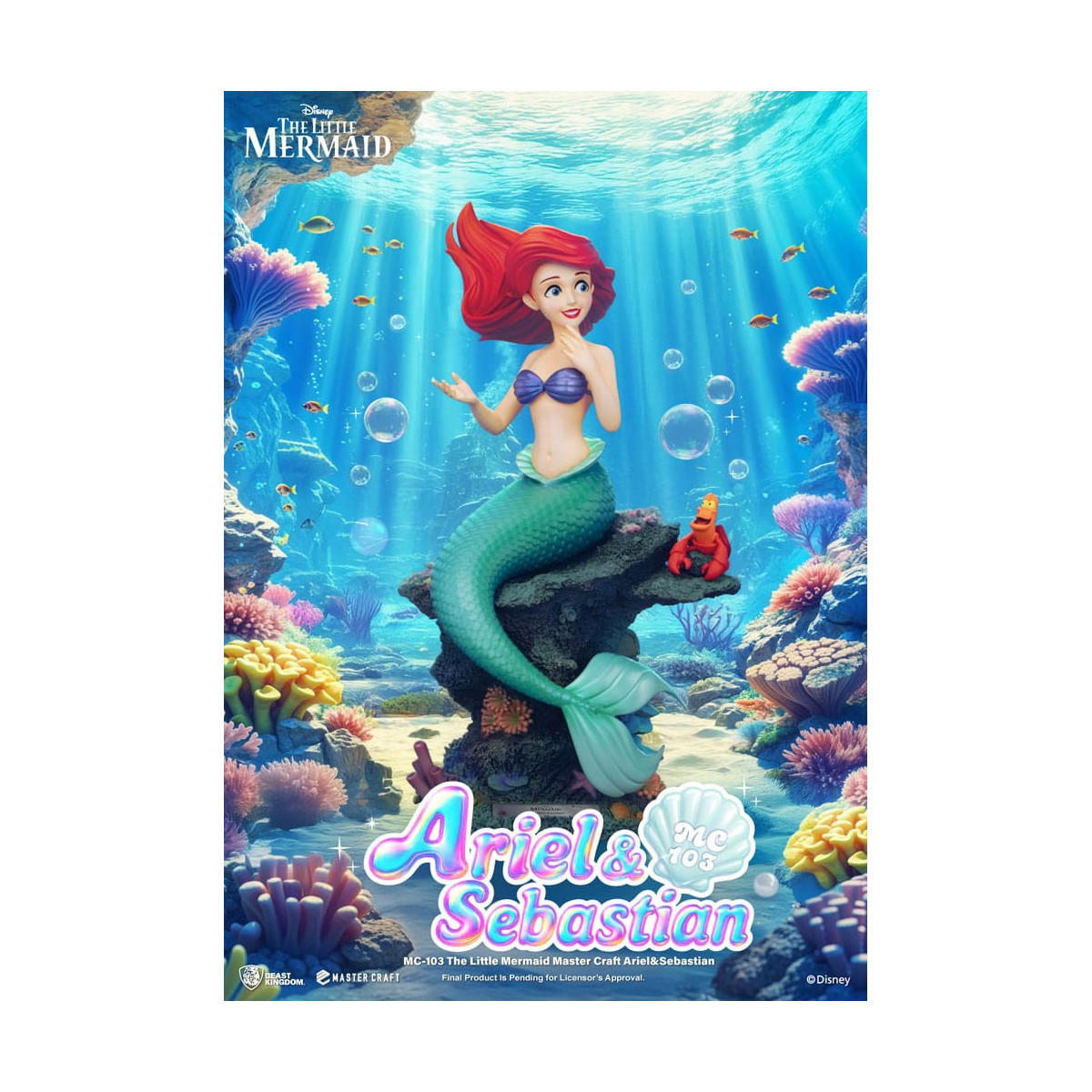 Beast Kingdom Disney - Master Craft Ariel & Sébastien - The Little Mermaid