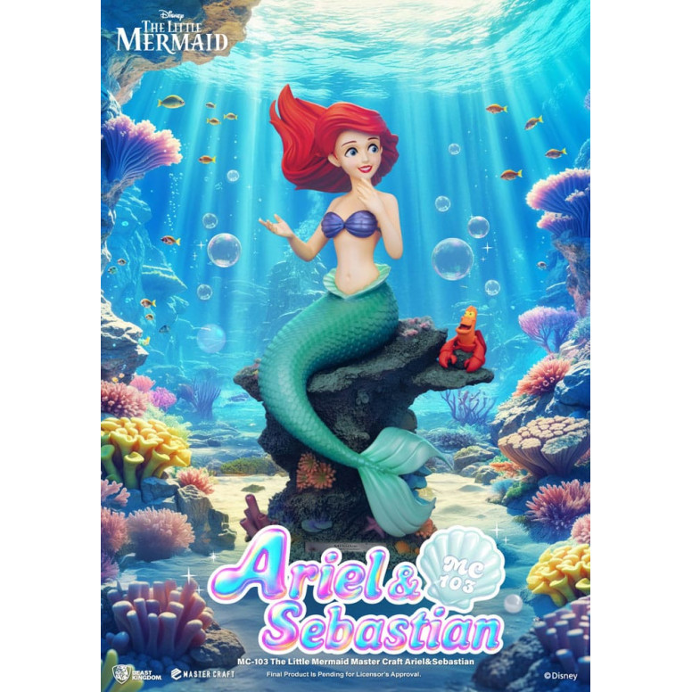 Beast Kingdom Disney - Master Craft Ariel & Sébastien - The Little Mermaid