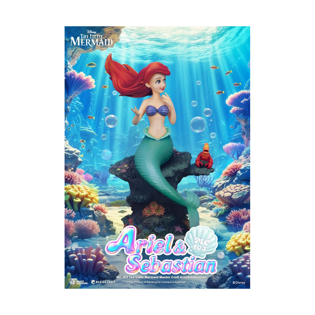 Beast Kingdom Disney - Master Craft Ariel & Sébastien - The Little Mermaid