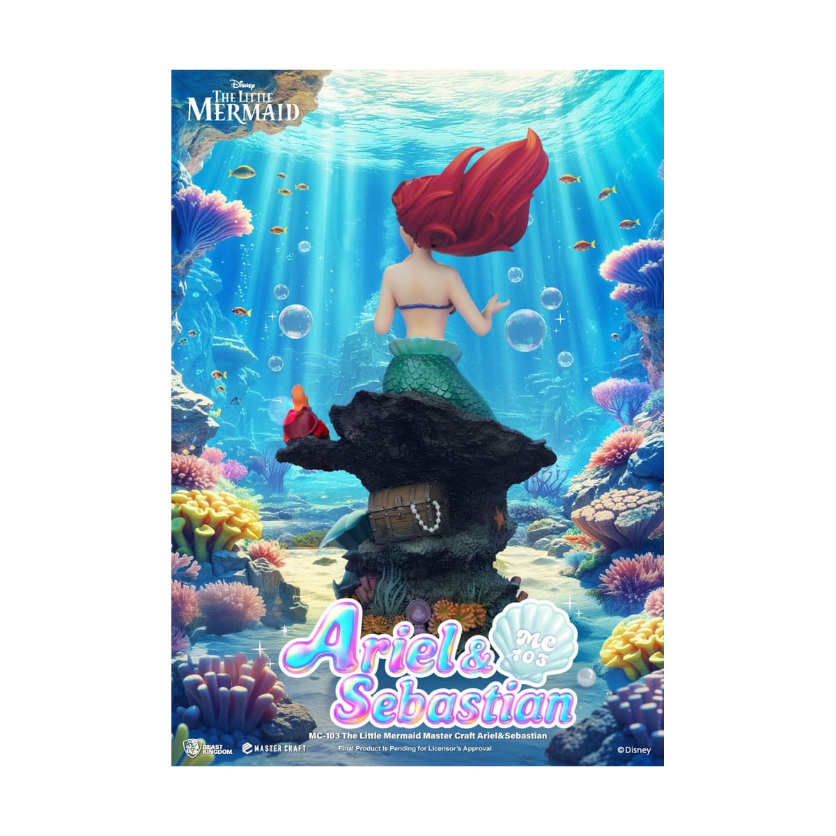 Beast Kingdom Disney - Master Craft Ariel & Sébastien - The Little Mermaid