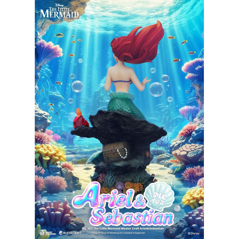 Beast Kingdom Disney - Master Craft Ariel & Sébastien - The Little Mermaid