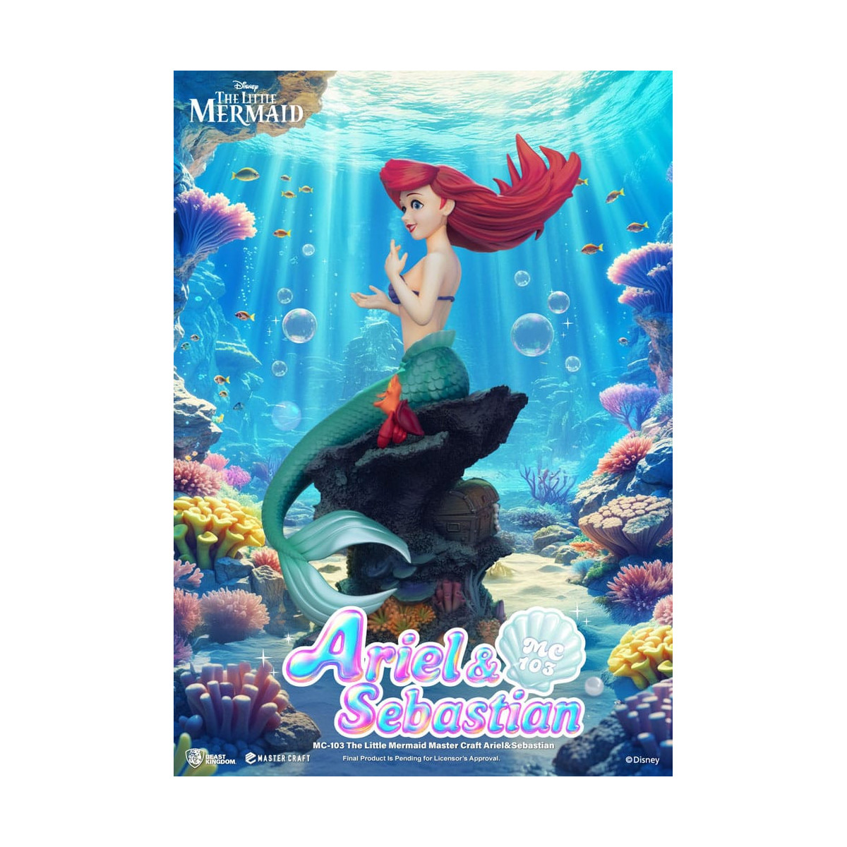 Beast Kingdom Disney - Master Craft Ariel & Sébastien - The Little Mermaid